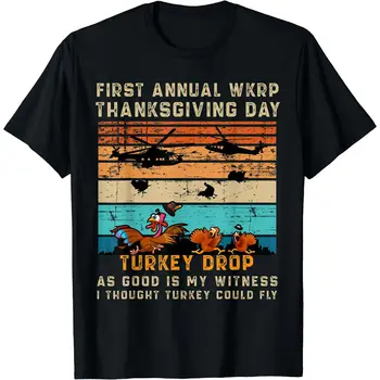 Primeira Anual Do Dia De Ação De Graças Turquia Queda De 22 De Novembro De Retro T-Shirt