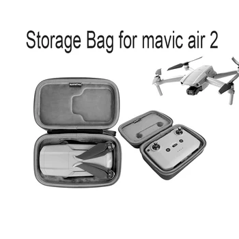 Proteção Saco de Armazenamento de caixa de Transporte para DJI Mavic Ar 2 Drone Controlador Remoto Portátil à prova d'água Rígida Saco de Acessórios
