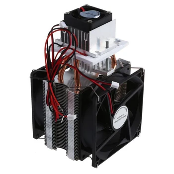 Refrigeração do semicondutor Cooler Peltier Folha Conjunto de DIY Eletrônico Refrigerador de Ar Condicionado 12V Frigorífico Sistema de Refrigeração