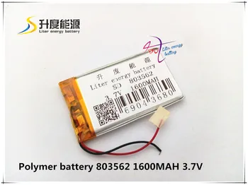 SD 3,7 V assista a bateria do telefone 803562 1600mAh bateria de polímero de lítio