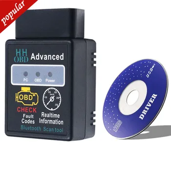 Super Mini HH OBD ELM 327 V2.1 Bluetooth Automotivo Scanner de Diagnóstico Ferramenta de ELM327 2.1 OBD2 OBDII de suporte de Interface do Android e do PC