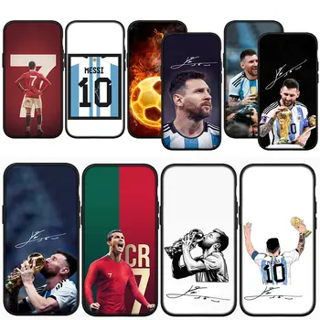 Superstar Soccer Rei CR Nº 7 10 Tampa da caixa do Telefone para o iPhone da Apple 15 14 13 12 11 Mini Pro XS Max X XR 7 8 Plus + 15+ Estojo