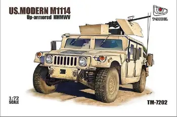 T-Modelo de 1/72 TM-7202-NOS Moderno M1114 Up-Armored HMMWV w/GPK Torre Kit Modelo