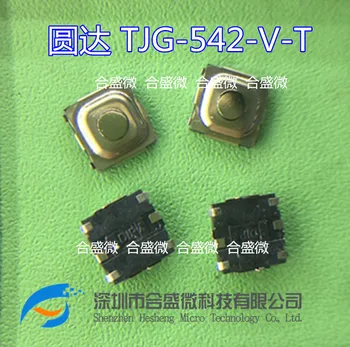 Taiwan Yuanda Mergulho Original TJG-542-V-T/R Patch 6 Interruptor do Toque 5*5*1.5 Botão 4 Pés
