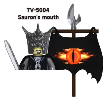 TV6401 O Senhor dos Anéis Orcs, Uruk-hai Goblin Sauron Gandalf, Saruman Frodo Conjunto de Blocos de Construção de Mini-Figura de Ação Brinquedos