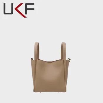 UKF 100% Original Saco de Balde Cesta de Vegetais Série de Mulheres Pequenas a Personalidade de Design de Grande Capacidade Portátil Bolsa de Ombro