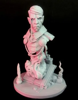 Unassambled 1/10 antigo guerreiro fantasia homem busto em Resina figura em miniatura modelo de kits sem pintura