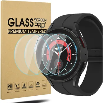 Vidro temperado de Película Para Samsung Galaxy Watch6 40mm 44mm Clássico 43mm 47mm Anti-risque a Tela de Proteção Para Watch4/5 Pro