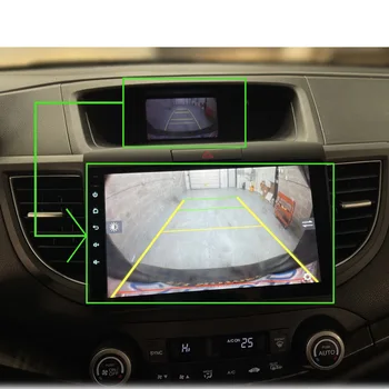 VKAUTO C32Pins Câmera adaptador de cabo Para o Piloto Honda Civic CRV 2011 a 2017 Manter OEM Trabalho de Câmera Com Android unidade