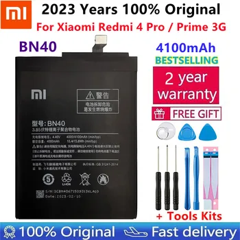 Xiao Mi Original de Substituição da Bateria do Telefone BN40 Para Xiaomi Redmi 4 Pro Primeiro-3G Hongmi 4 Pro 4100mAh Com Ferramentas Livres