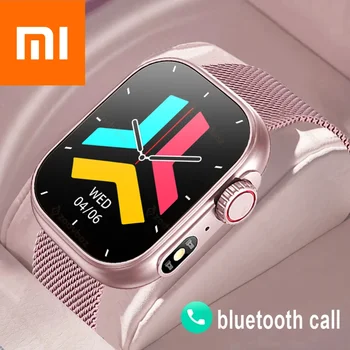 Xiaomi Chamada Smart Assistir a Mulher de Marcação Personalizado Smartwatch Corpo à prova d'água Temperatura de Relógios Touch Relógio Para Android IOS