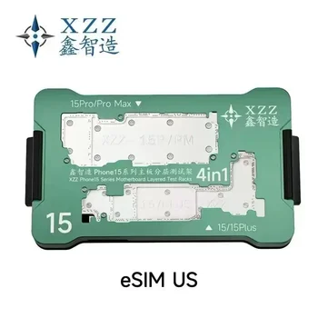 XZZ placa-Mãe Testador em Camadas Teste de Racks para IPhone 15 15Plus 15Pro 15ProMax placa-Mãe de Dupla Moldura de Camada Média de Ferramenta de Teste